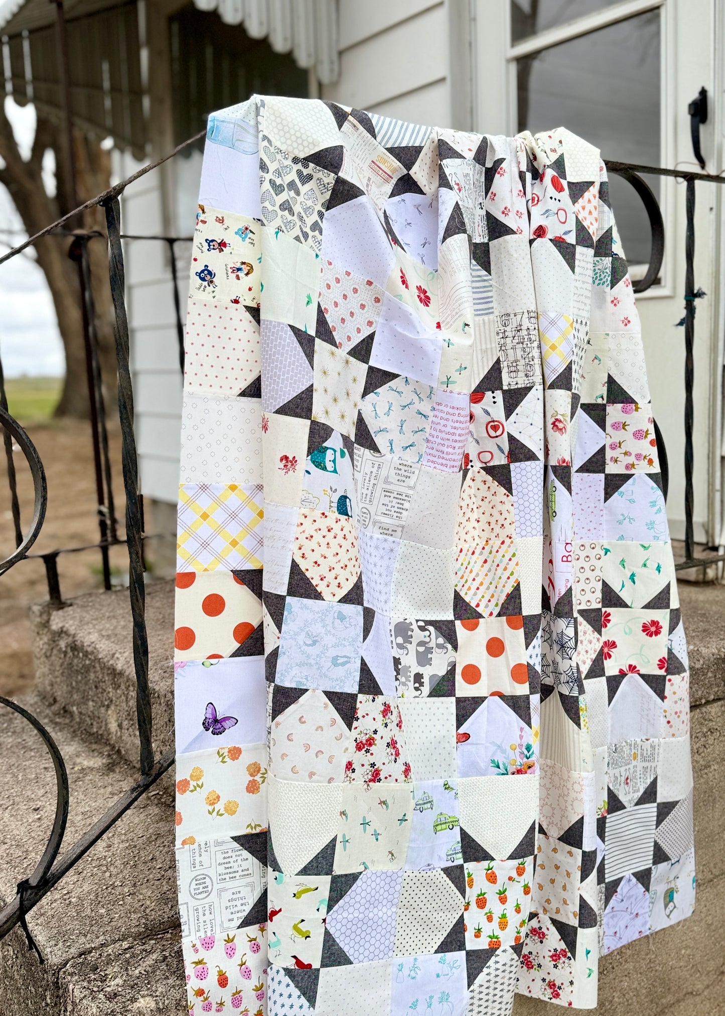 Swapping Stars Quilt Pattern - PDF Automatic Download