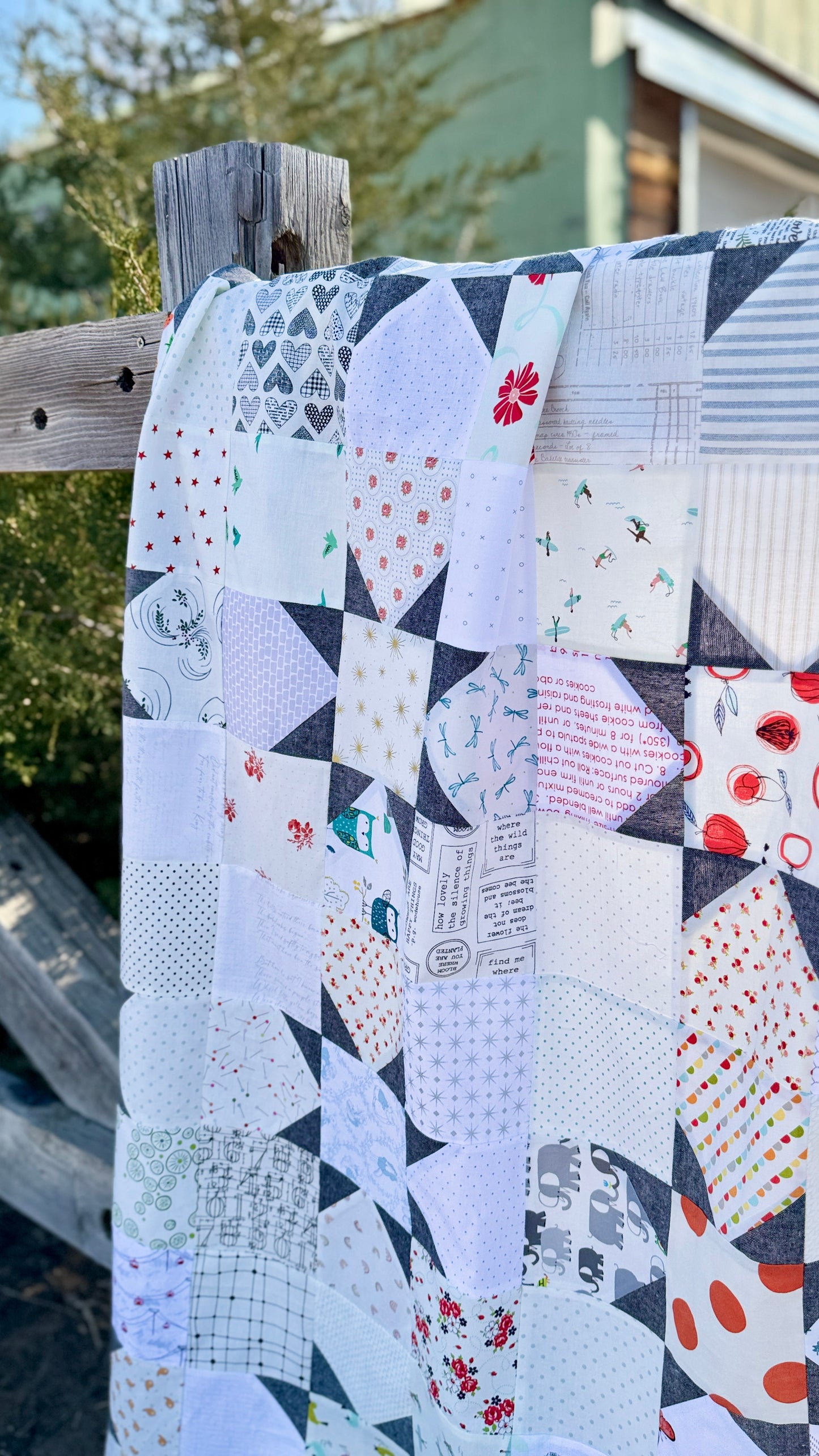Swapping Stars Quilt Pattern - PDF Automatic Download