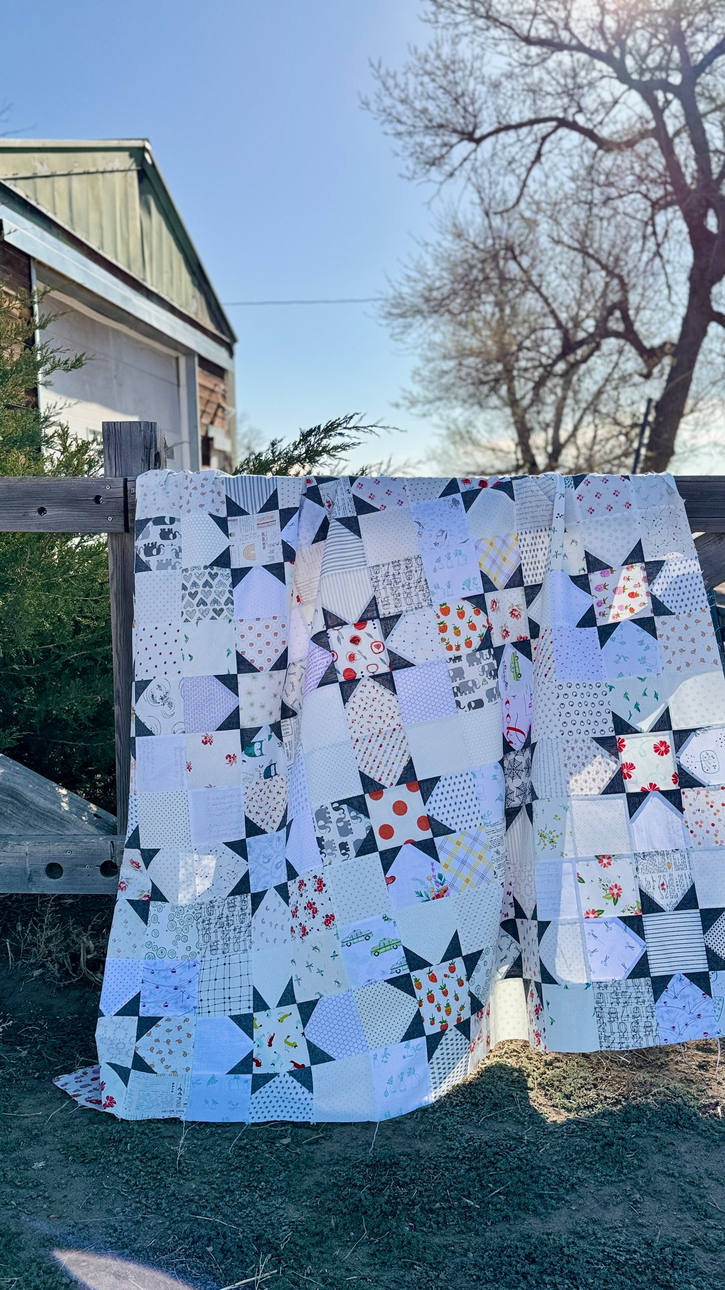 Swapping Stars Quilt Pattern - PDF Automatic Download
