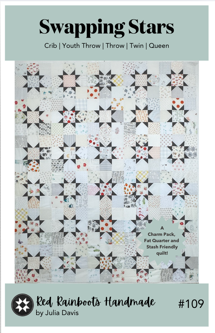 Swapping Stars Quilt Pattern - PDF Automatic Download