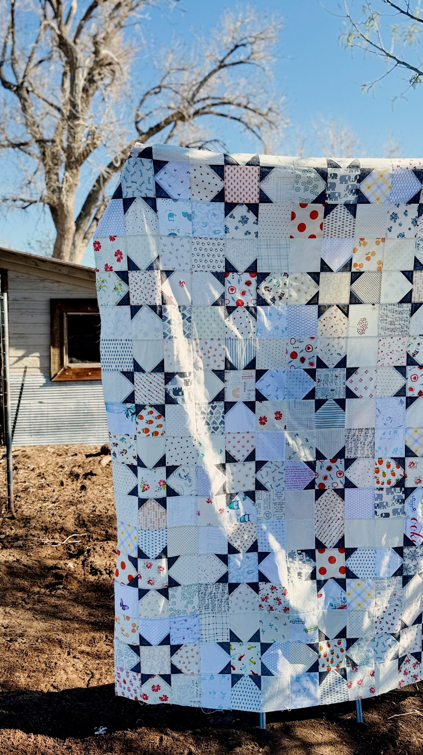 Swapping Stars Quilt Pattern - PDF Automatic Download