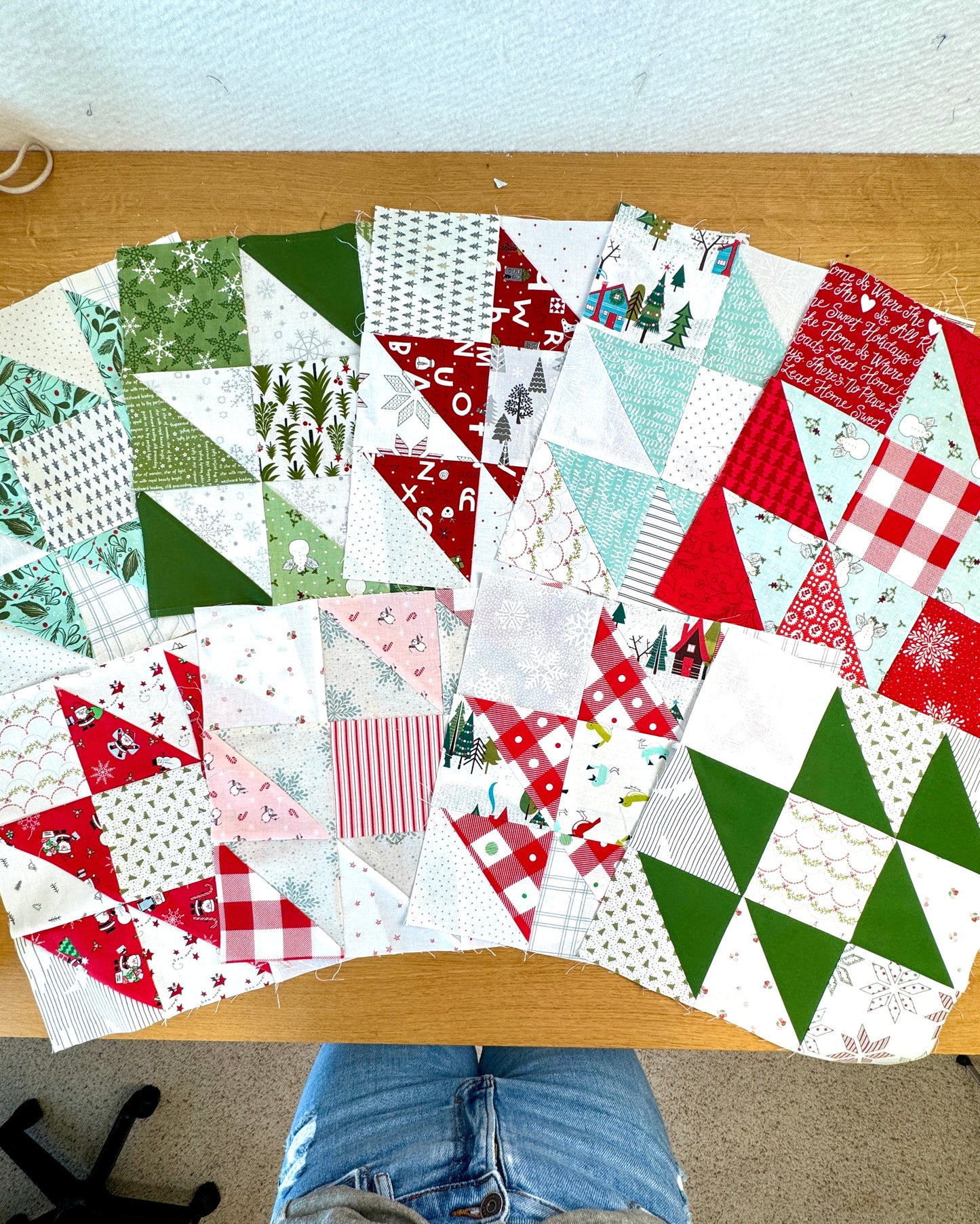 Santa's Puzzle Quilt Pattern - PDF Automatic Download