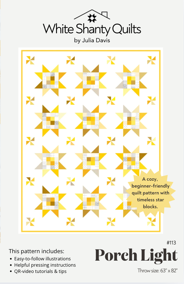 Porch Light PDF quilt pattern - Automatic Download